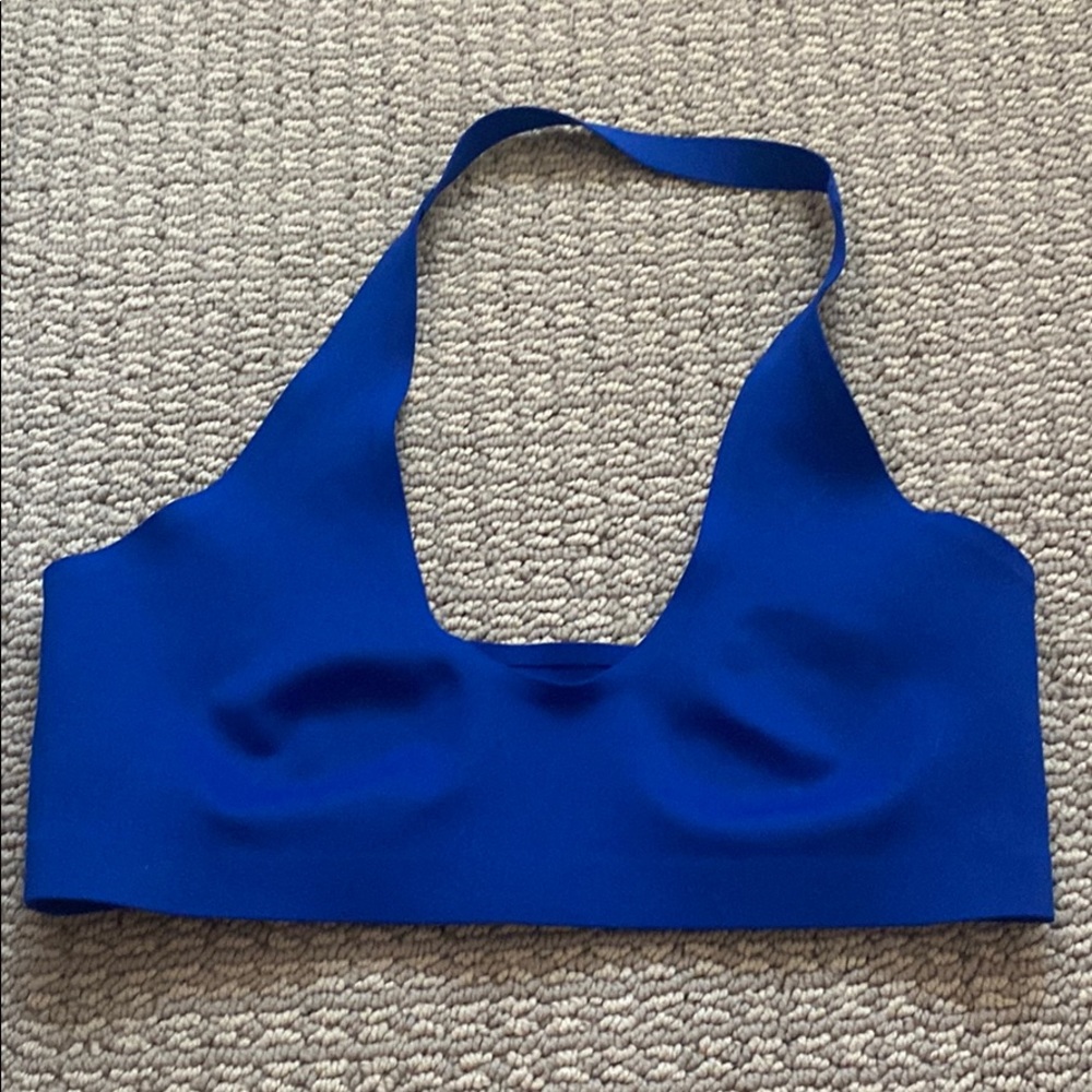 Navy blue halter bra